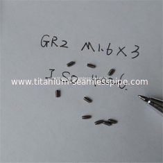 China Ti titanium metal bolt screw grade 2 GR2 bolt M1.6x3 ISO4026 supplier