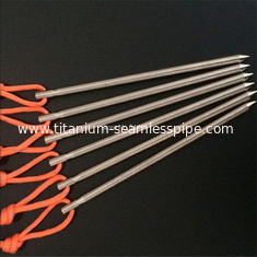 China 4pc Titanium Tent Peg 165mm Spike Camping Stake Nail Self Defense Survival Tool outdoor to supplier