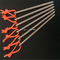 4pc Titanium Tent Peg 165mm Spike Camping Stake Nail Self Defense Survival Tool outdoor to supplier